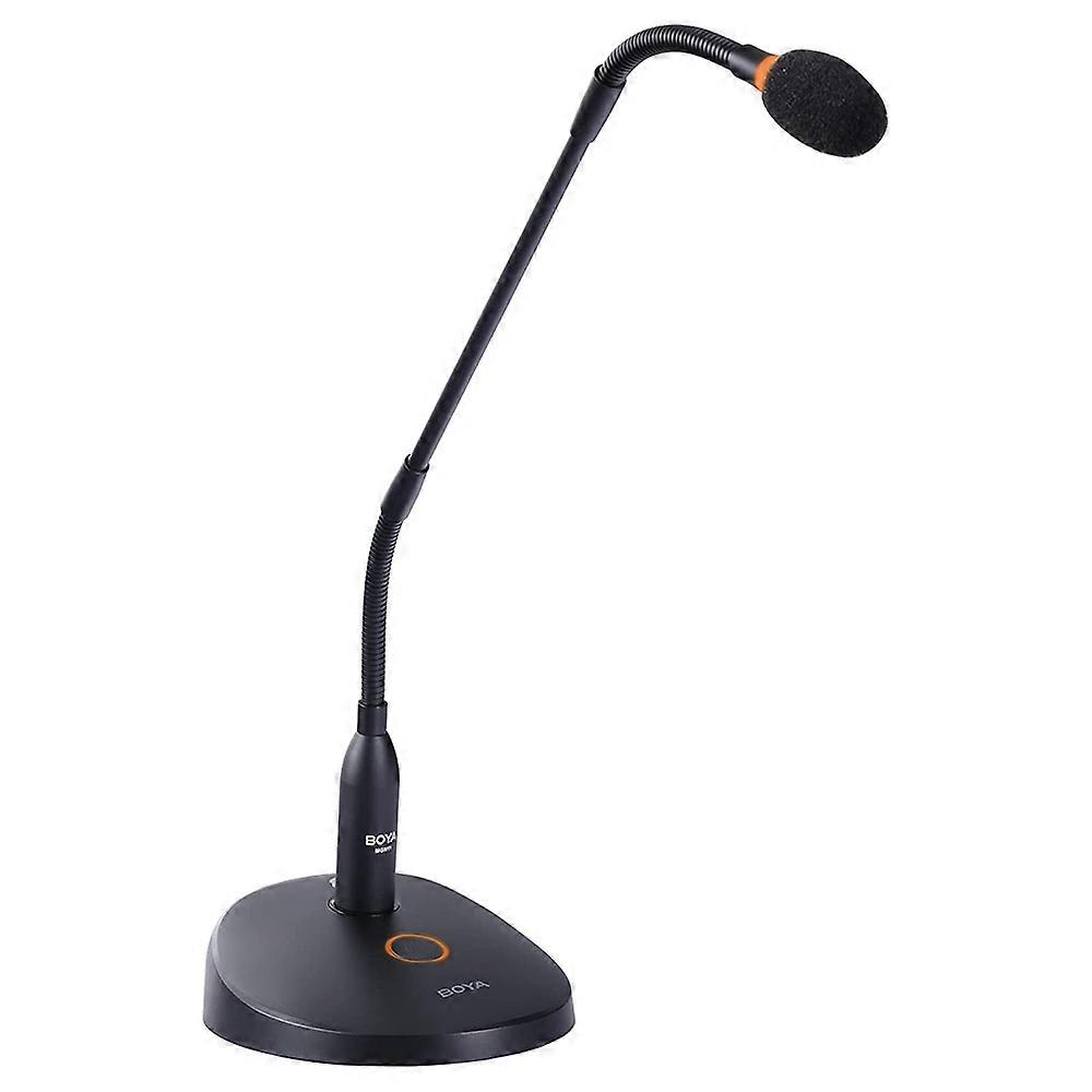 BOYA BY-GM18C Microphone à condensateur à col de cygne réglable Micro d’enseignement de conférence vidéo avec X