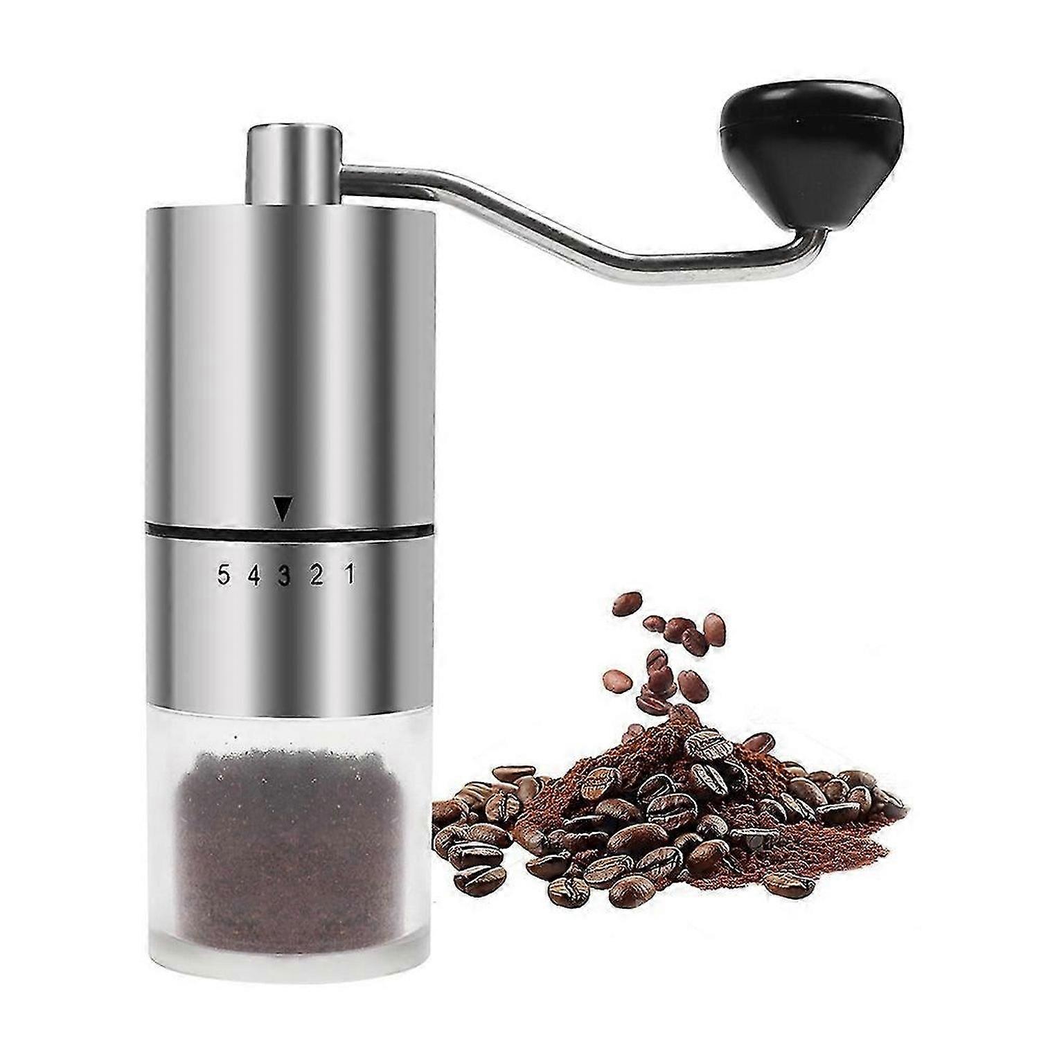 Portable Manual Coffee Grinder for Home, Office, and Travel - Adjustable Coarseness, User-Friendly H