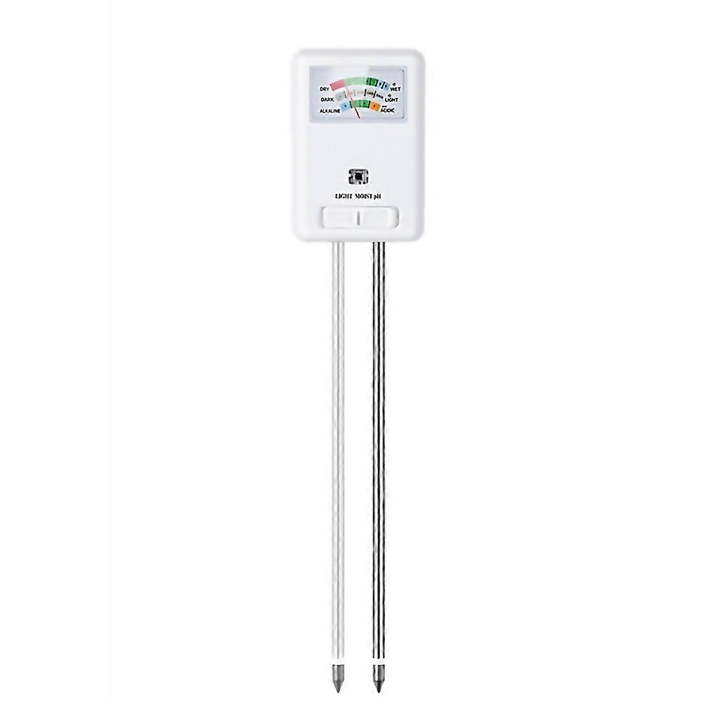 For 3in1 Soil Meter Moisture Light And Ph Tester White