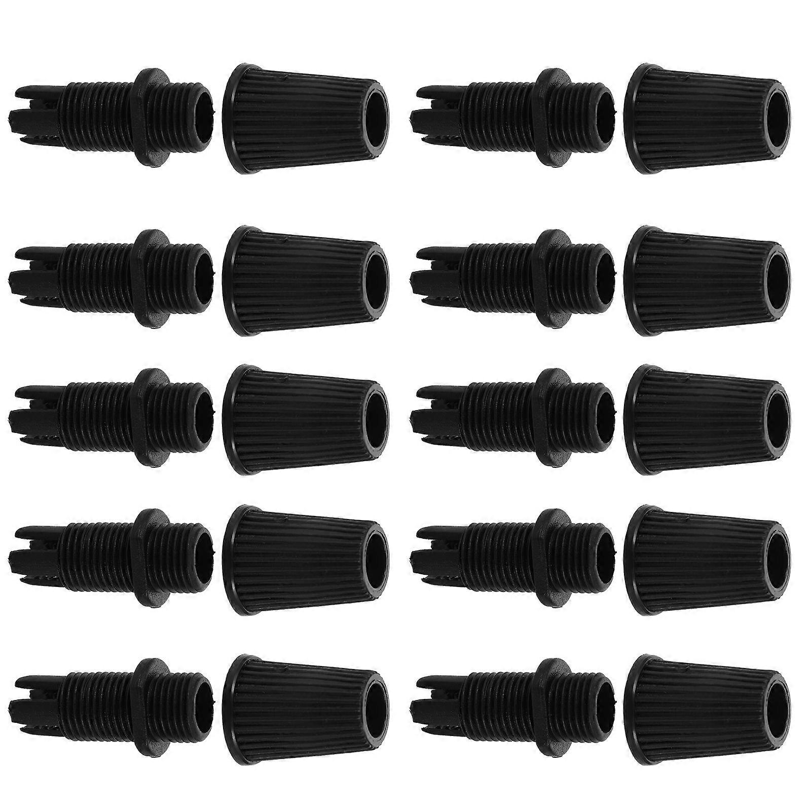 Cable Gland Plastic Strain Relief Connector for Cable 100Pcs Cord Grips