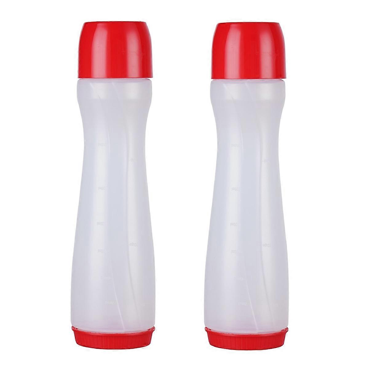 Pancake distributor Manual swinging batter mixing bottle Red