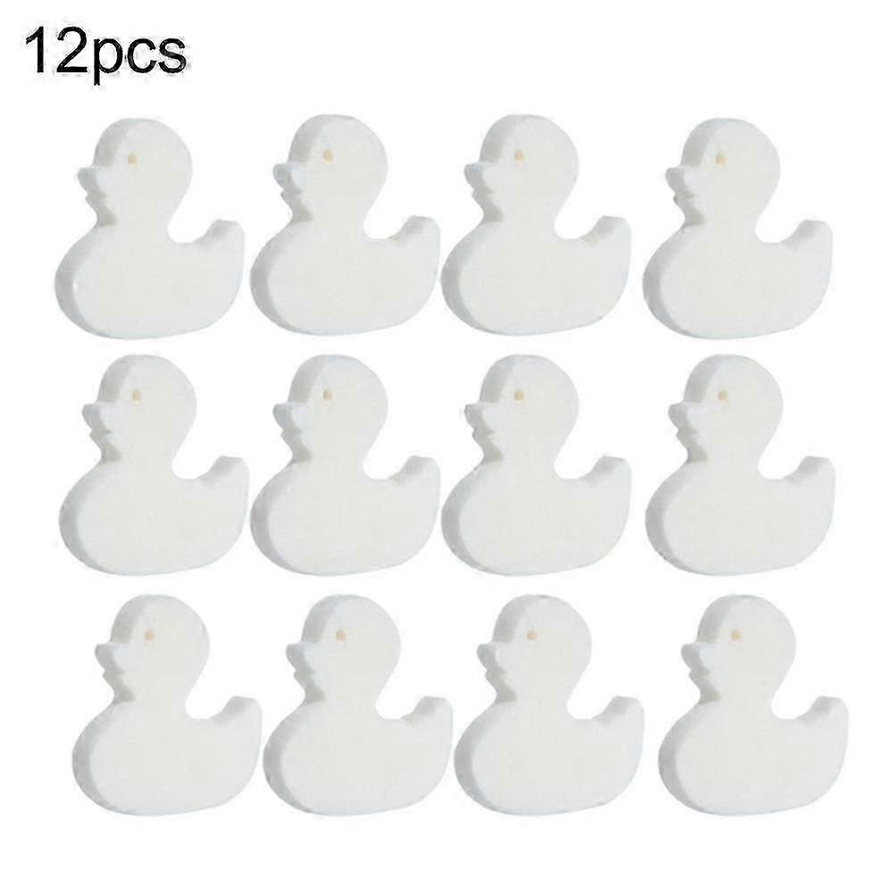 Swimming Pool Oil Absorbing Sponge, Cute Duck Shape, High Efficiency, Pack Of 12, Helps Eliminate Sc