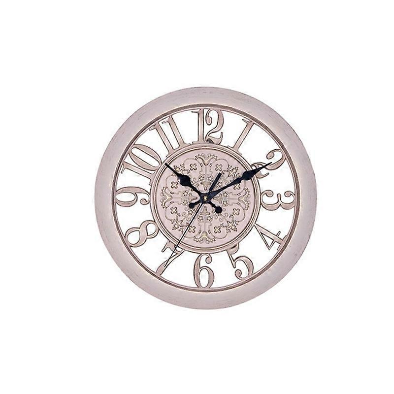 Home Round Retro Living Room Quartz Wall Clock