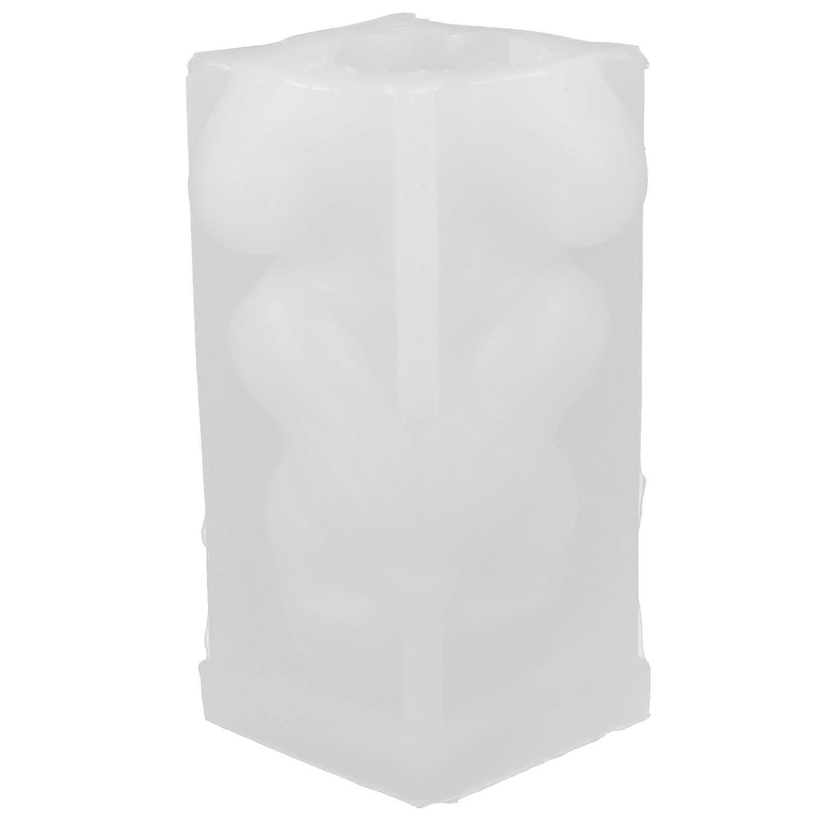 Skeleton Candle Mold for Candle Making DIY Projects 4Pcs Silicone Mold