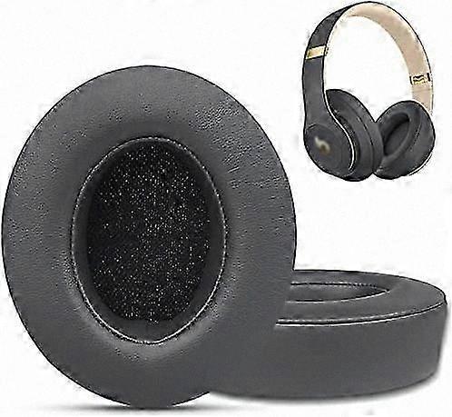 Grey Replacement Ear Cushions for Studio Headphones, Compatible with Wired and Wireless Models