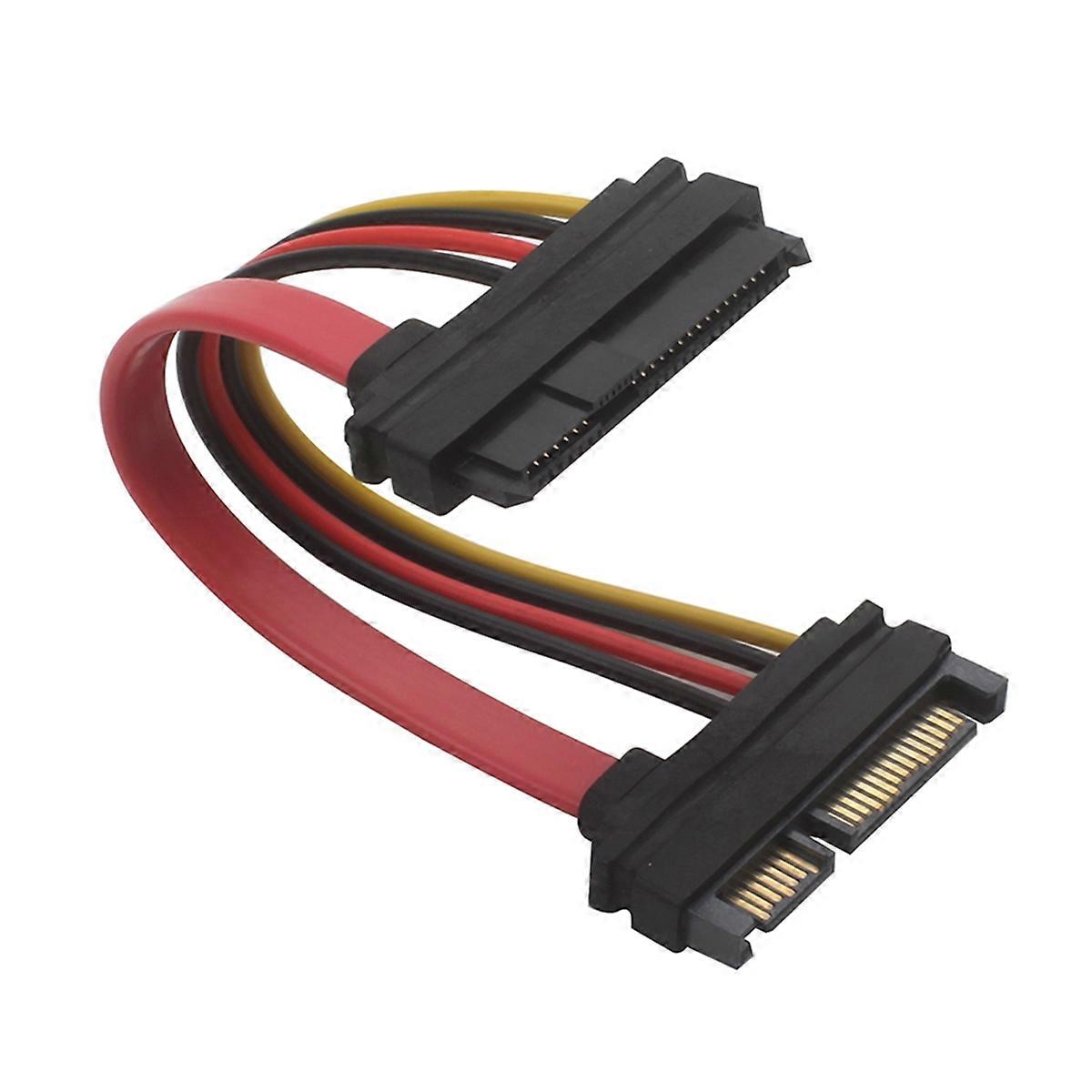 SAS to Cable SFF-8482 29Pin to 22Pin HDD Extension with 15Pin Power Port for Hard Disk Drive