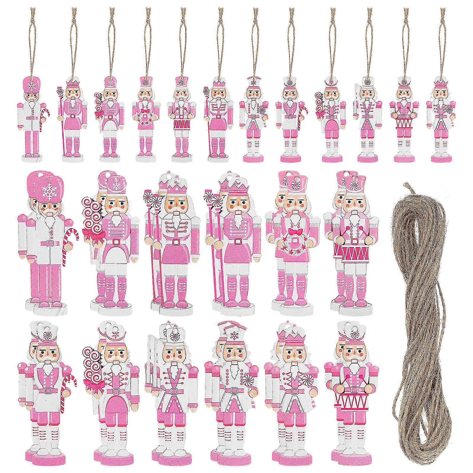 Wooden Nutcracker Ornaments 180 Pcs Ideal For Holiday Party Decorations With Charming Appearance And Fine Craftsmanship