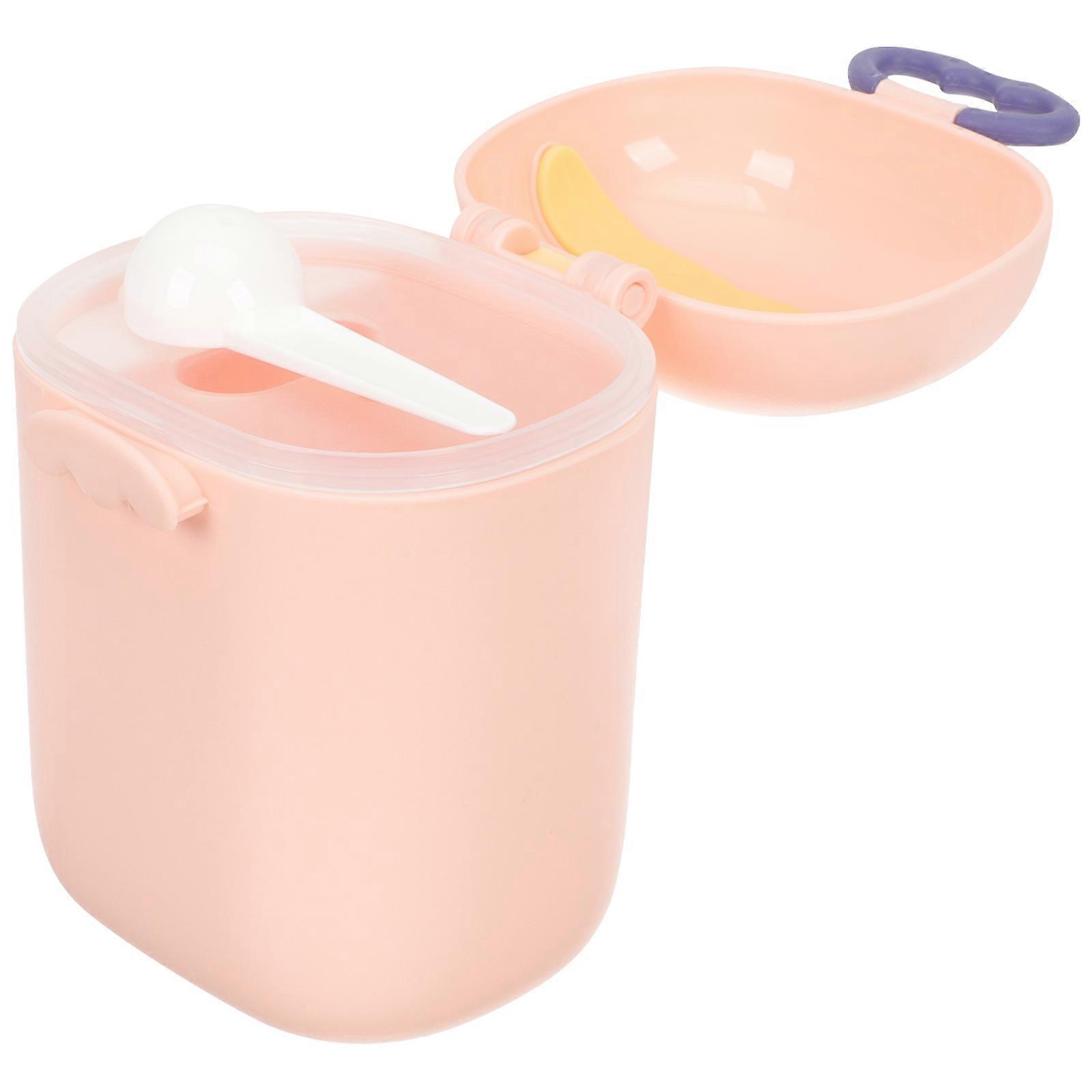 5Pcs Milk Powder Holder Leak-Proof Rectangular Storage Container For Infant Travel 400Ml
