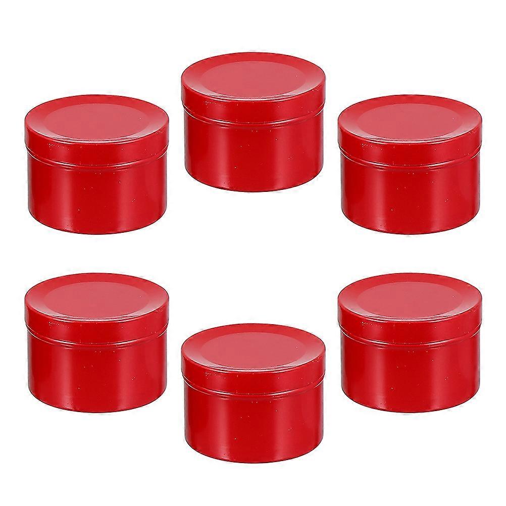DIY Candle Jars Aluminum Containers for Empty Candle Making 6Pcs Set