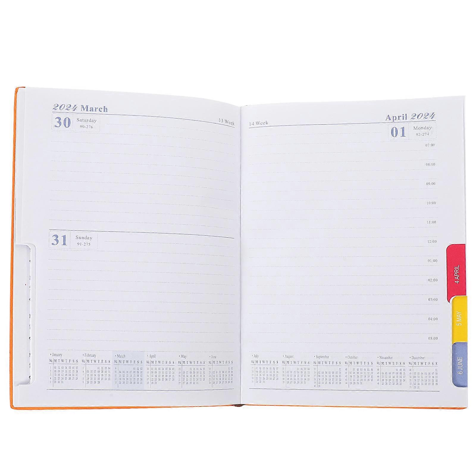Efficient Planner Date Planner for Writing 4Pcs Daily Schedule Plan Pad