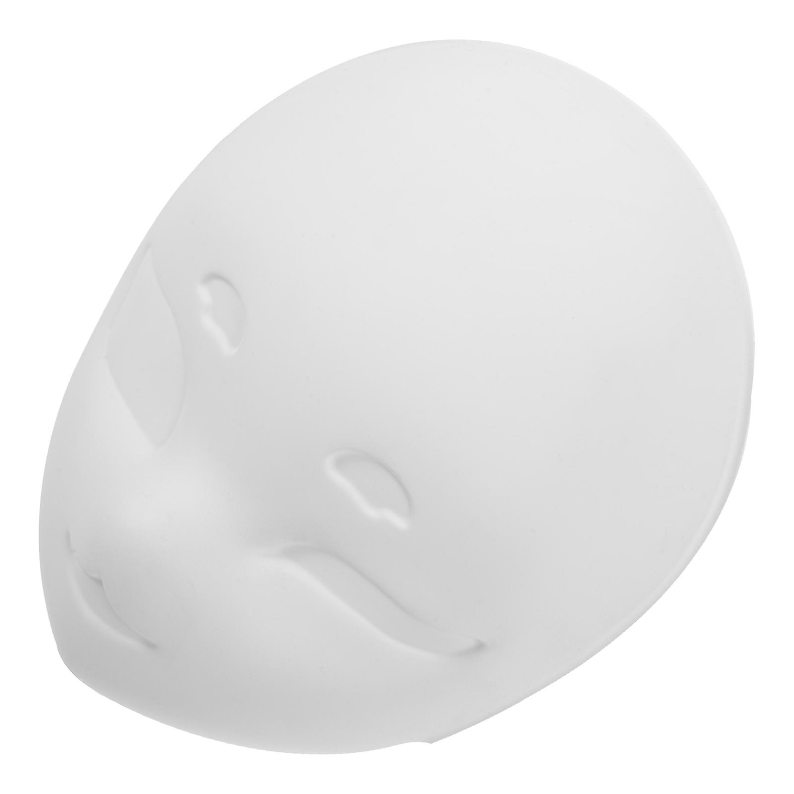 White Masquerade Mask Fox Shaped Mask for Party Use Unpainted