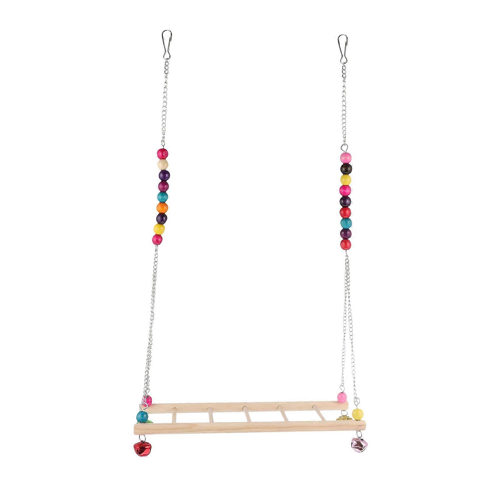 Parrot Climbing Ladder Bird Wood Chew Toy for Bird Durable