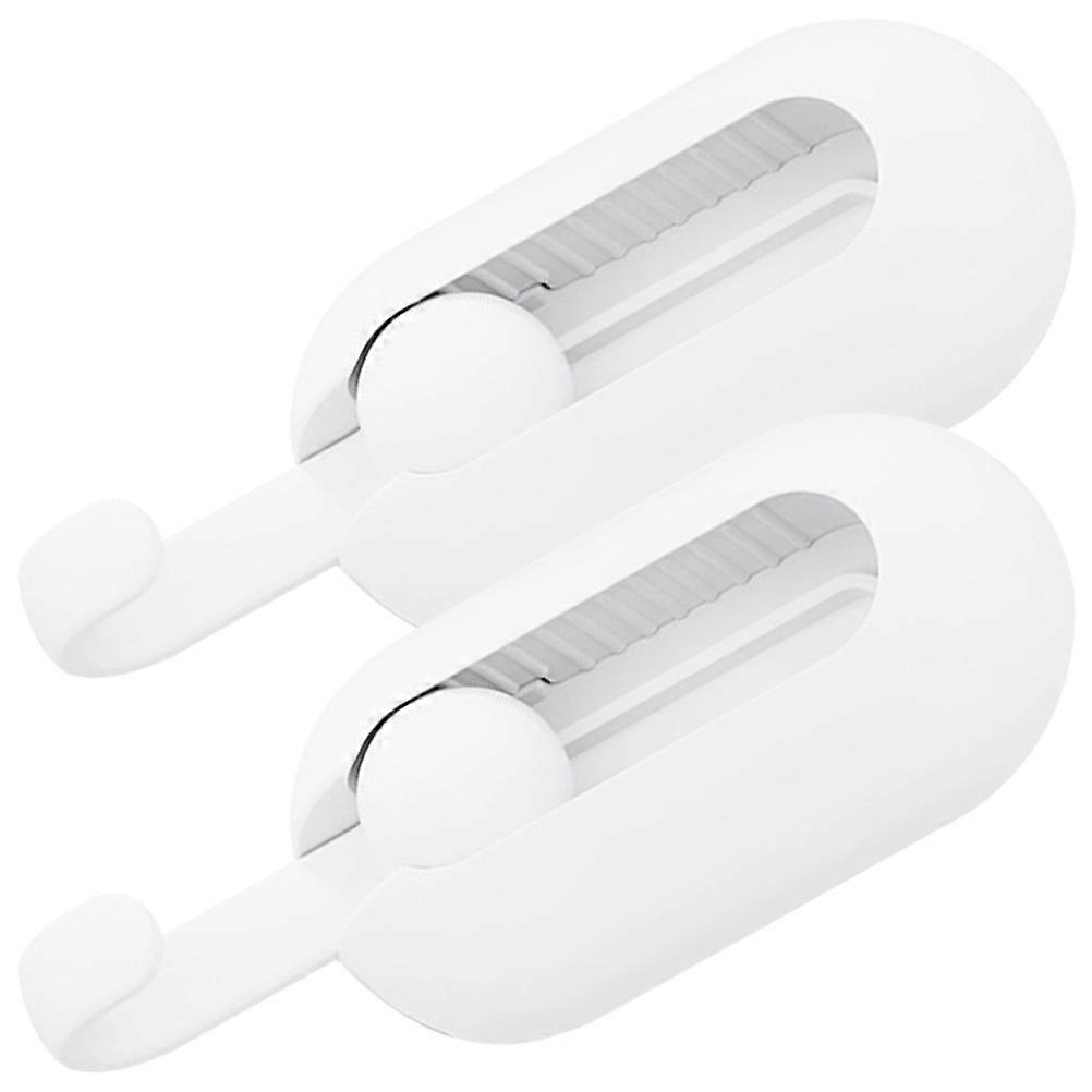 Wall Hooks Heavy Duty for Hanging 8Pcs Punch Free Sticky Hooks White