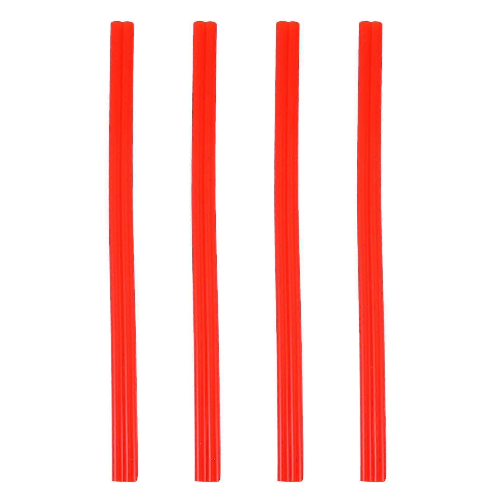 Heart-Shaped Straws Silicone for Milk Tea Use 28Pcs Reusable Party Set