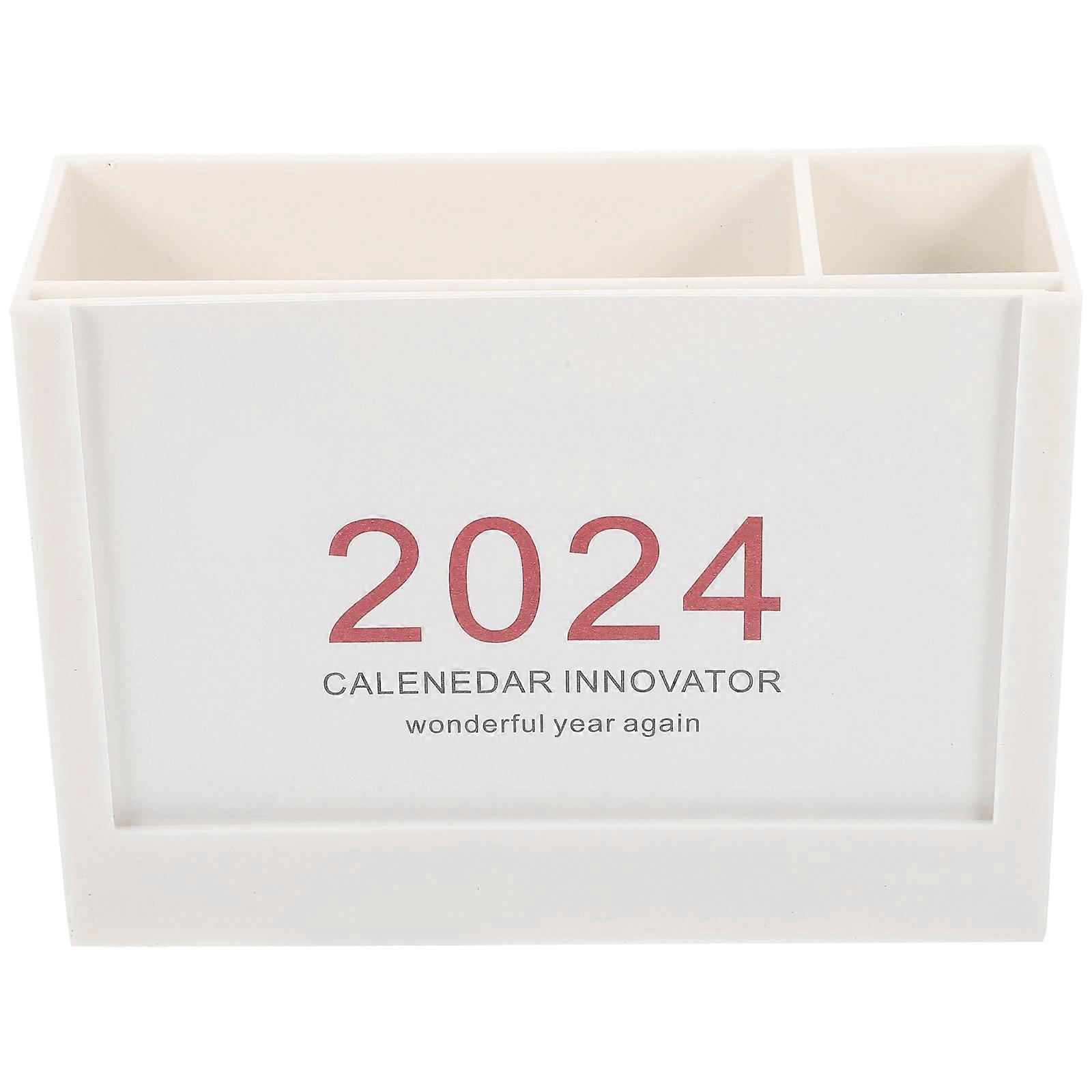 Makeup Brush Holder For Study Room Office Supplies Rectangular Shape Classified Storage 1Pcs