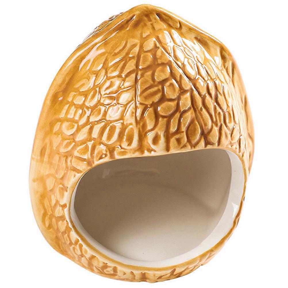 Adorable Hamster Accessory for Decoration Ceramic Hamster House Hideout