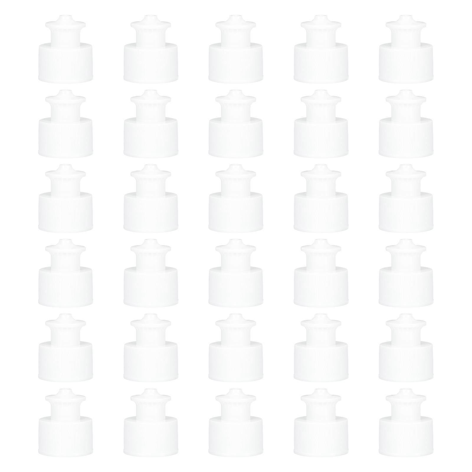 Pull-Type Sports Bottle Lids Leakage-Proof Bottle Caps White 150Pcs
