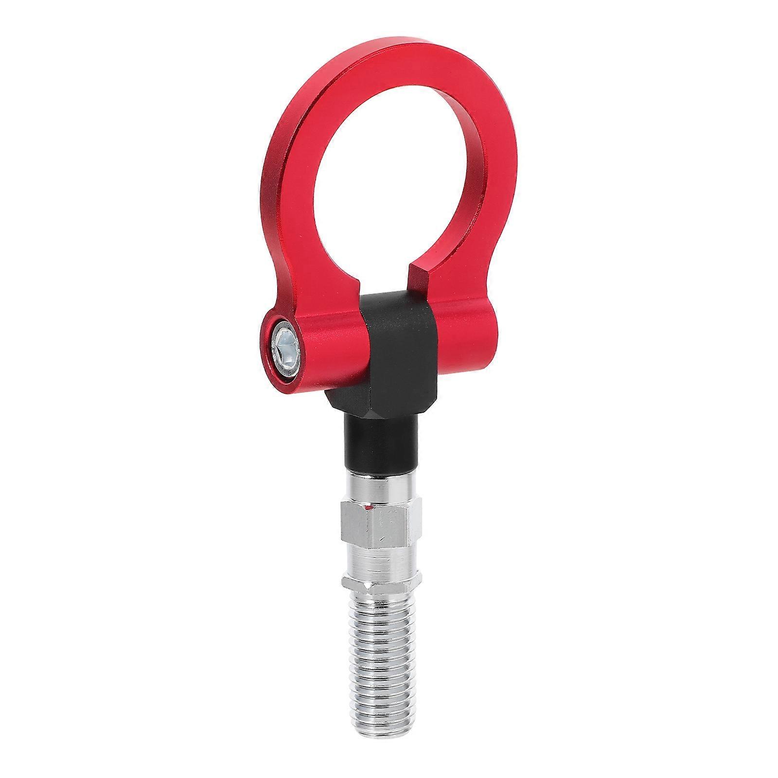 Tow Hook Car Metal Hook for Heavy Duty Towing 2Pcs Red Set