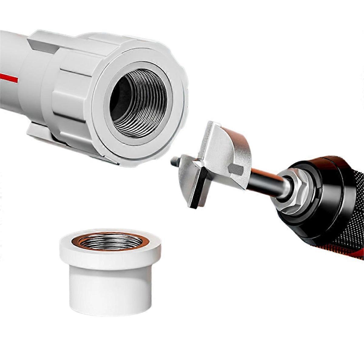 5pcs 26.5mm Boring Drill Bit Thread Fitting for PPR Water Pipes