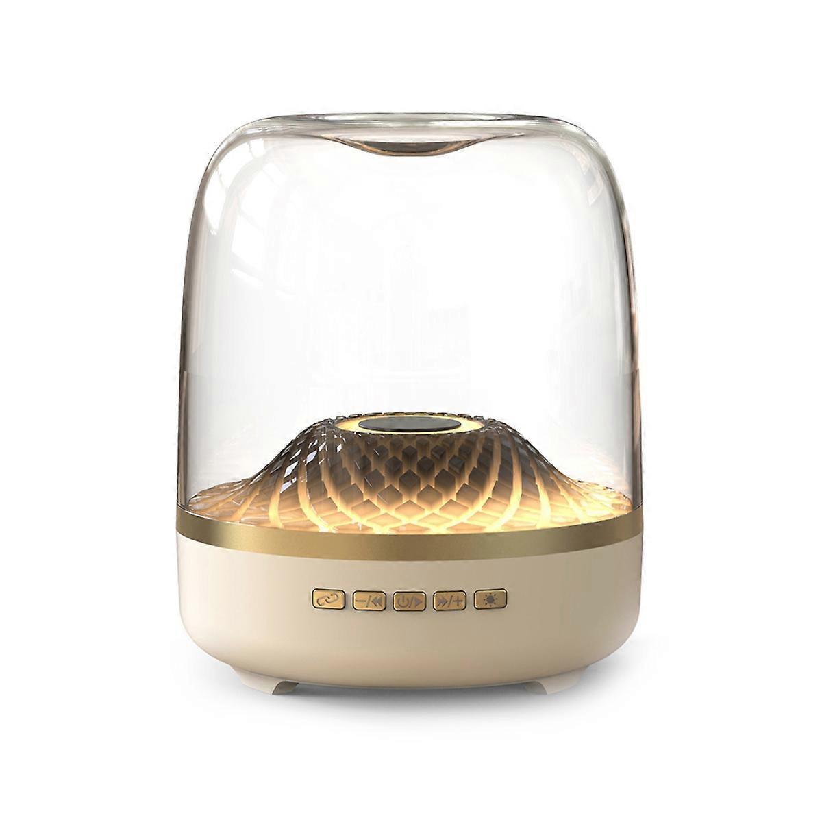 Sound Box Bluetooth Computer Speaker Audience Speaker Creamy white