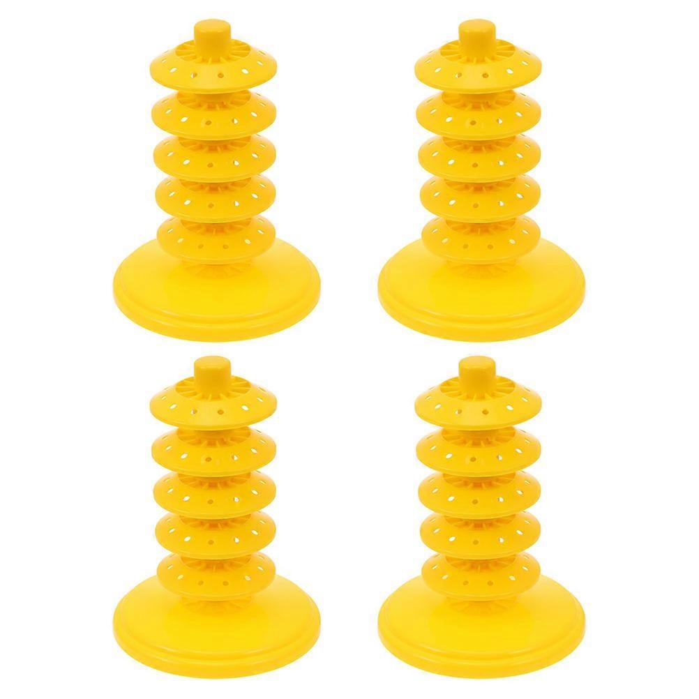 Shelf for Lollipops Tree Lollipop Holder for Display 16Pcs Yellow Multi-Layer