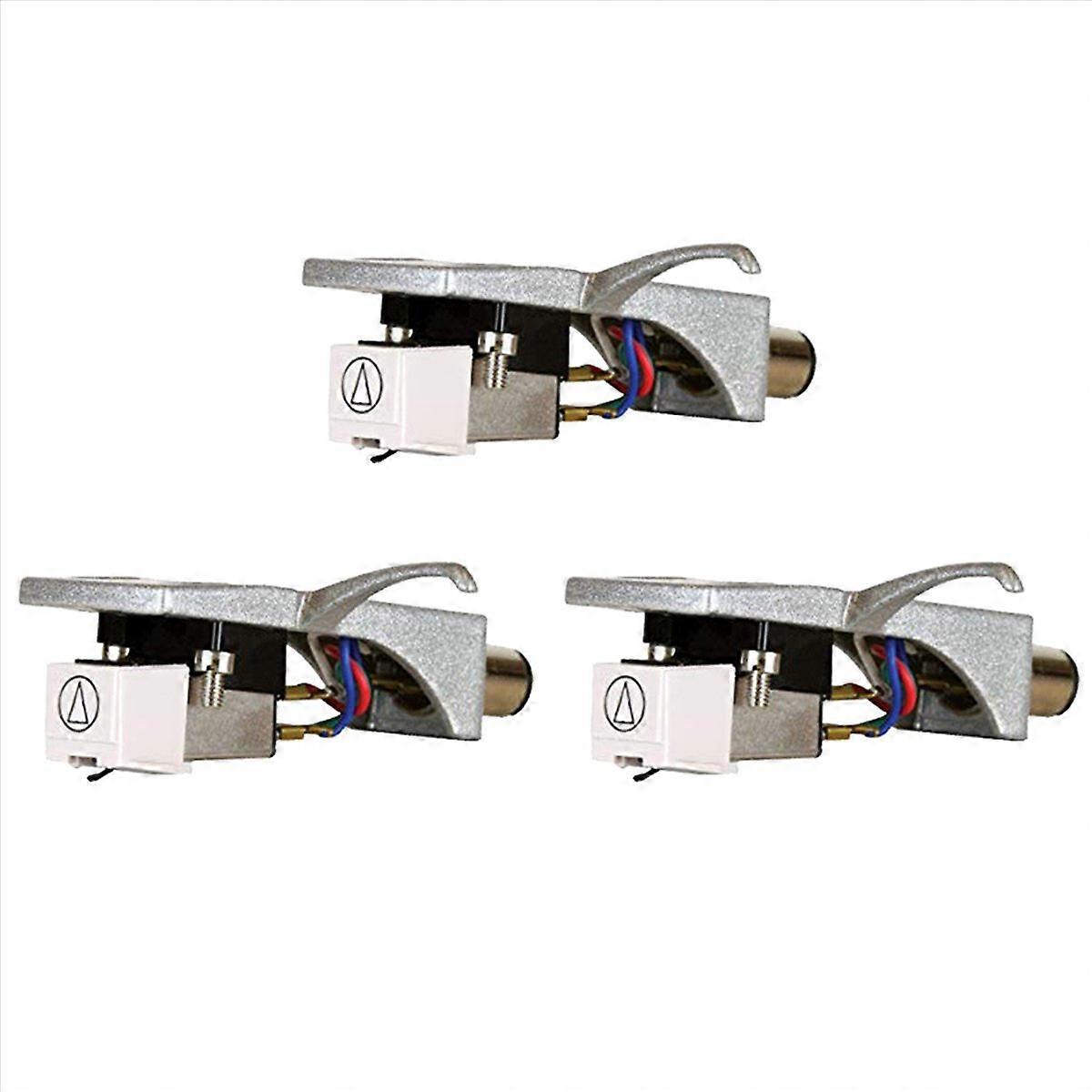 3X AT3600L Moving Magnetic Stylus Headshell Holder Connect Kit for LP Vinyl Record Player Turntable