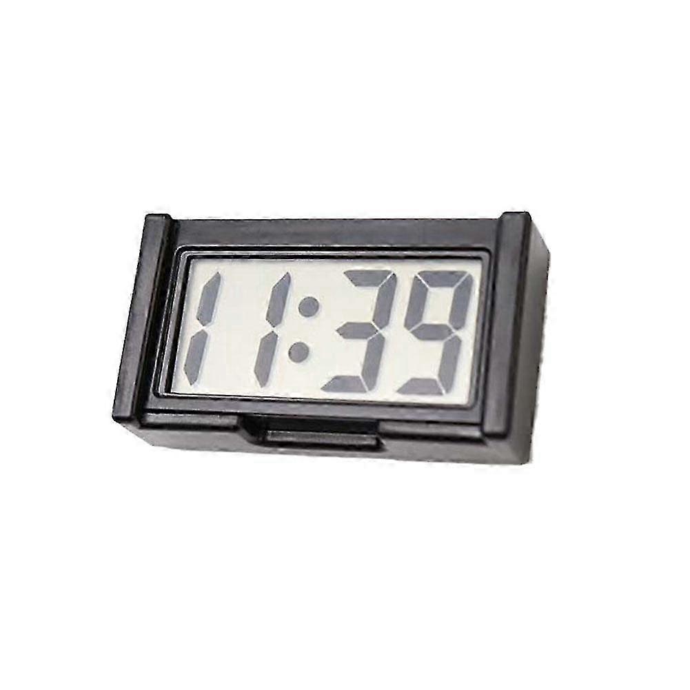 Small LED Digital Clock for Car Dashboard - Adhesive Mini Time Display