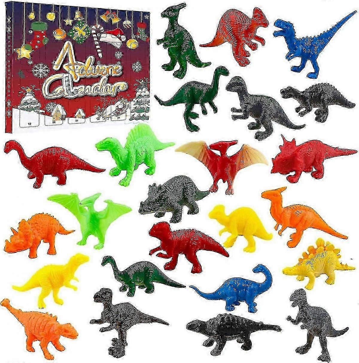 Christmas Advent Calendar 2025 for Kids Toy Advent Calendar with Dinosaur Theme 24 Grids Magical Christmas Countdown Calendar