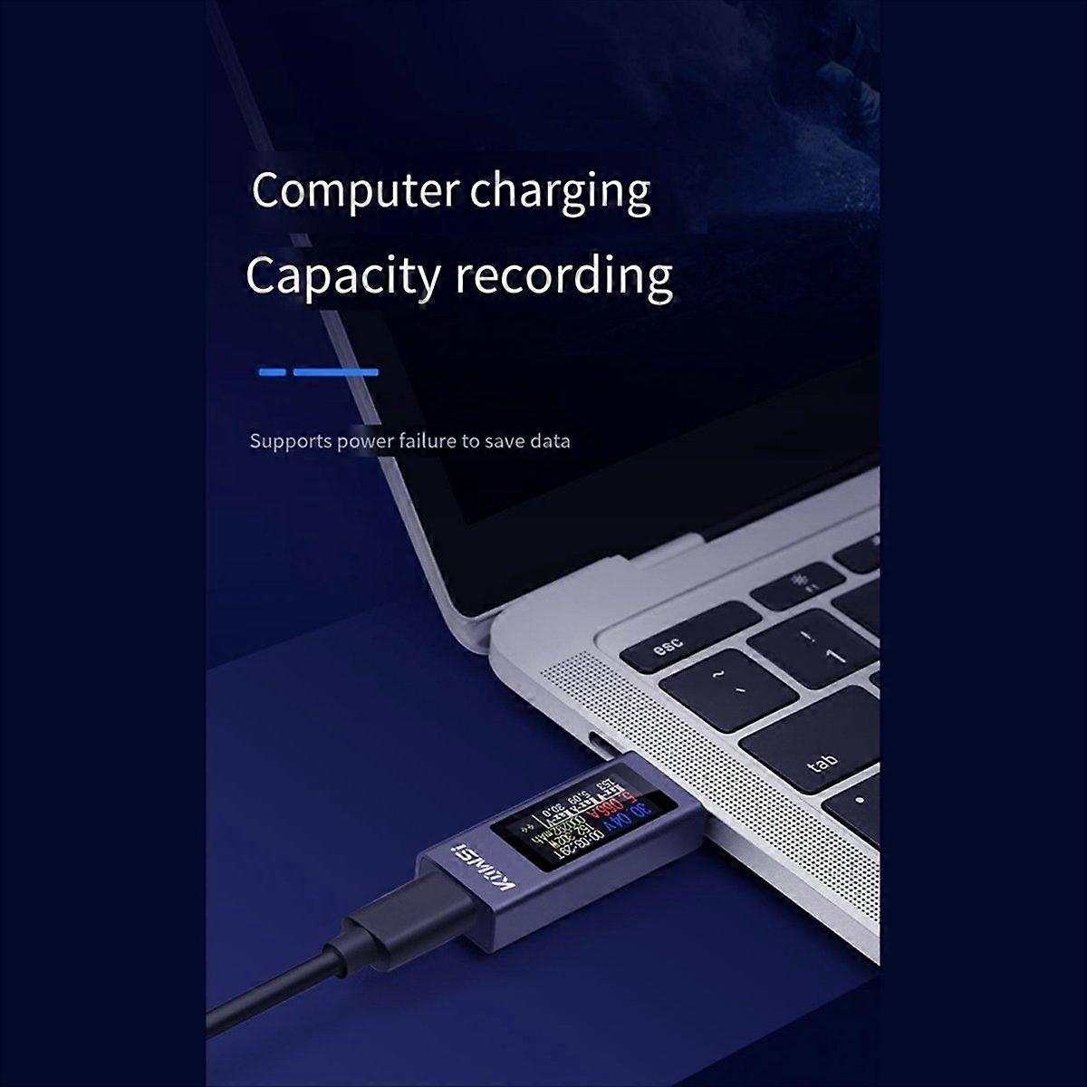 KOWSI Power meter Voltage Ammeter Power Meter Type-c Charging Tester