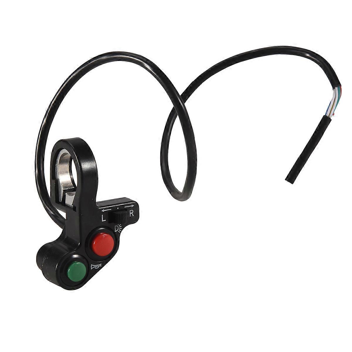 Motorcycle Handlebar Switch Horn Turn Signals Button Light Switch