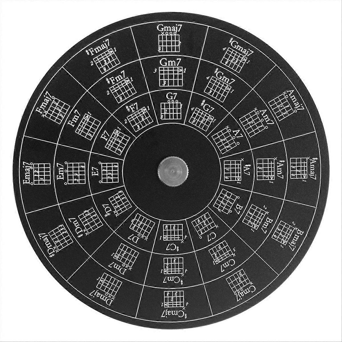 Guitar Chord Wheel, Melody Tool without base for Learning Guitar