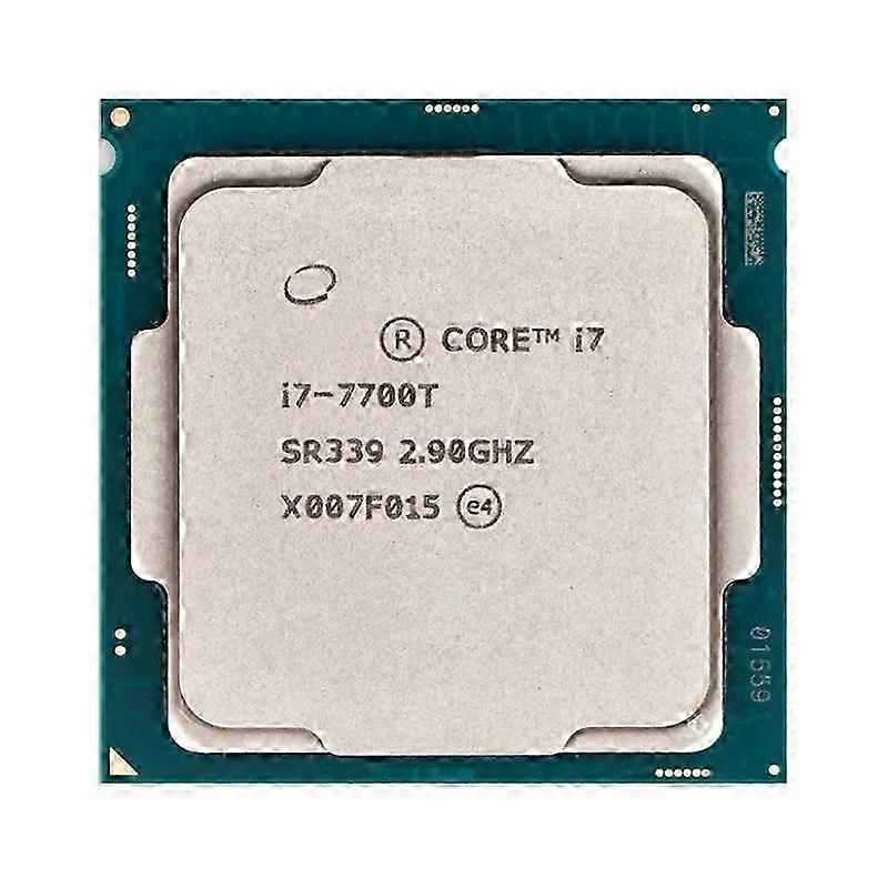25-26 Core i7-7700T CPU - Socket LGA 1151 4 Cores 8 Threads 2.9GHz 8MB L3 Cache 35W.