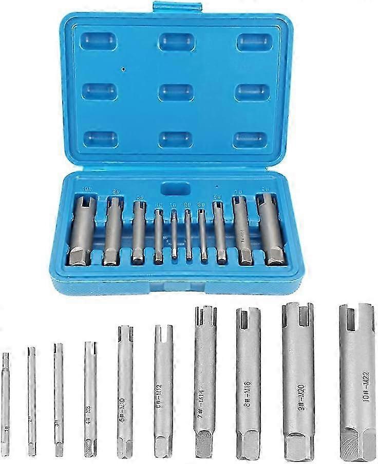 Thread Puller, Thread Set, Broken Steel Head Faucets Remover Striped Thread Puller Set, New 25-26