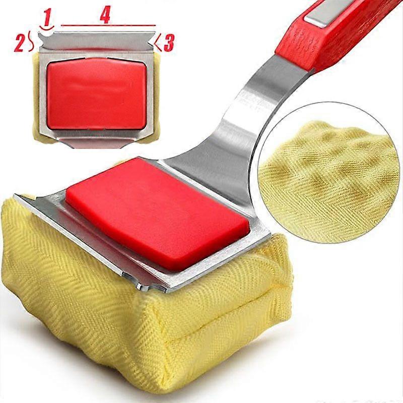 Grill Replaceable Scraper Cleaning Head, No Bristles - Durable and unique scraper tool for