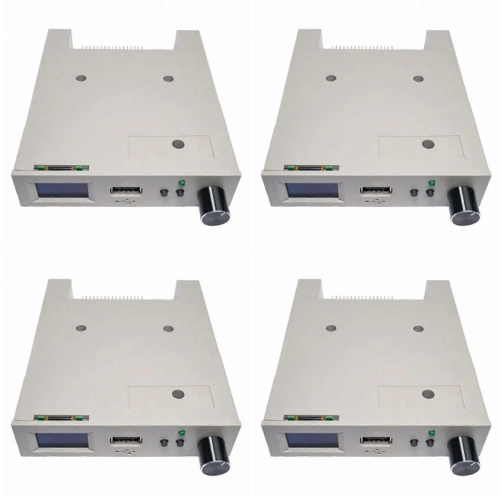 4X SFRM44-U100LQD-435 Floppy Drive Emulator with OLED Screen & Rotary Encoder OLED Flash Floppy Drive