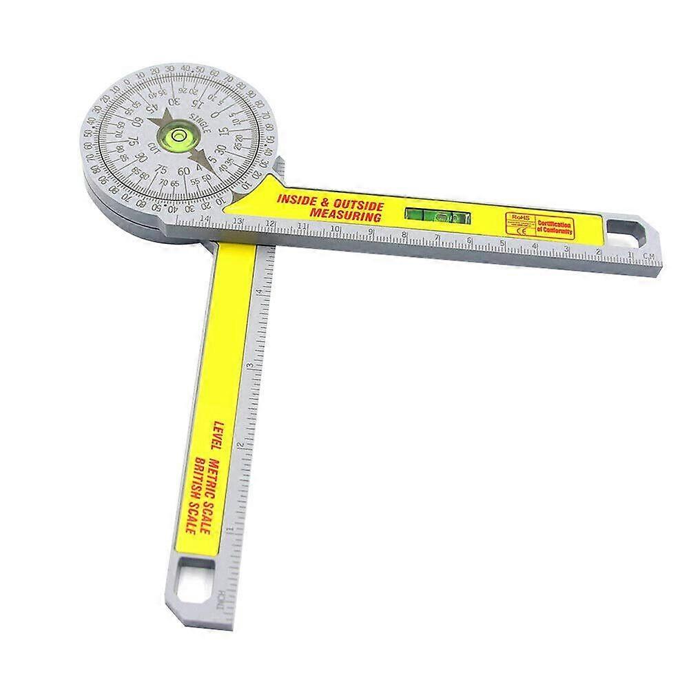 Plastic miter saw protractor horizontal angle gauge
