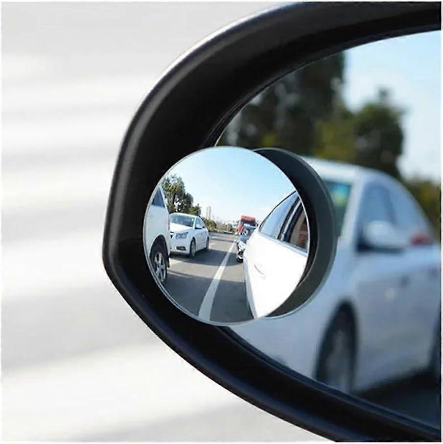 Rotatable Convex Mirror For Cars, Blind Spot RearView Mirror, WideAngle Adjustable Round Mirror, 360 Rotation, 1 Piece