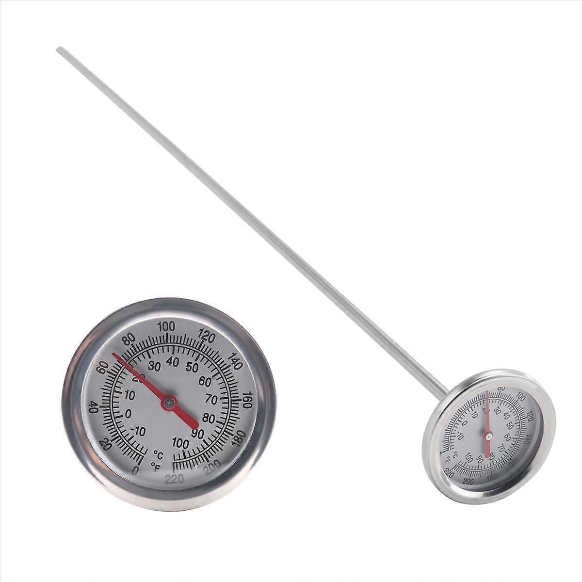 Long Stem Compost Soil Thermometer - Fast Response Stainless Steel