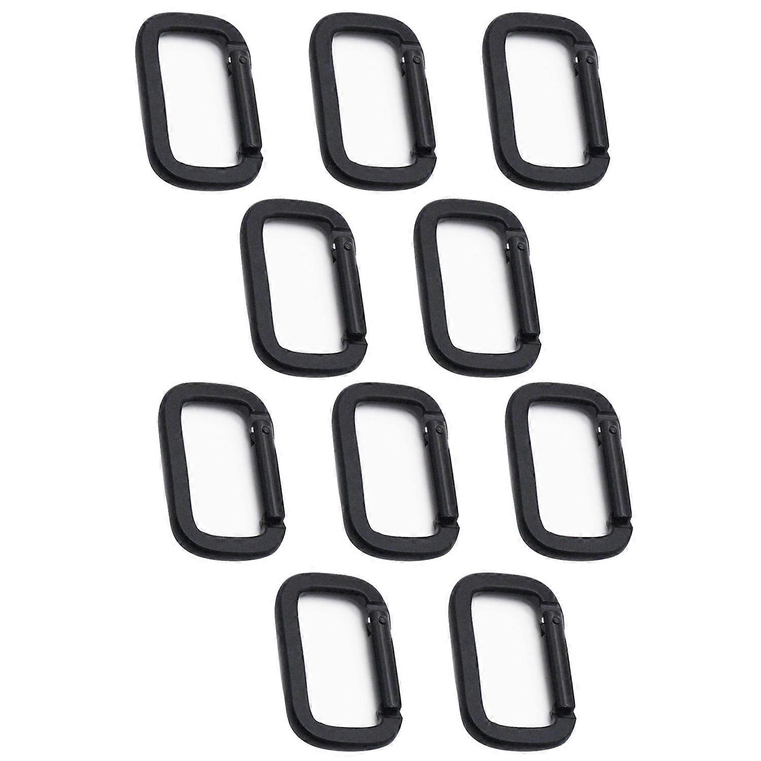 Mountaineering Button D Shape Spring Buckle Aluminum Backpack Buckle