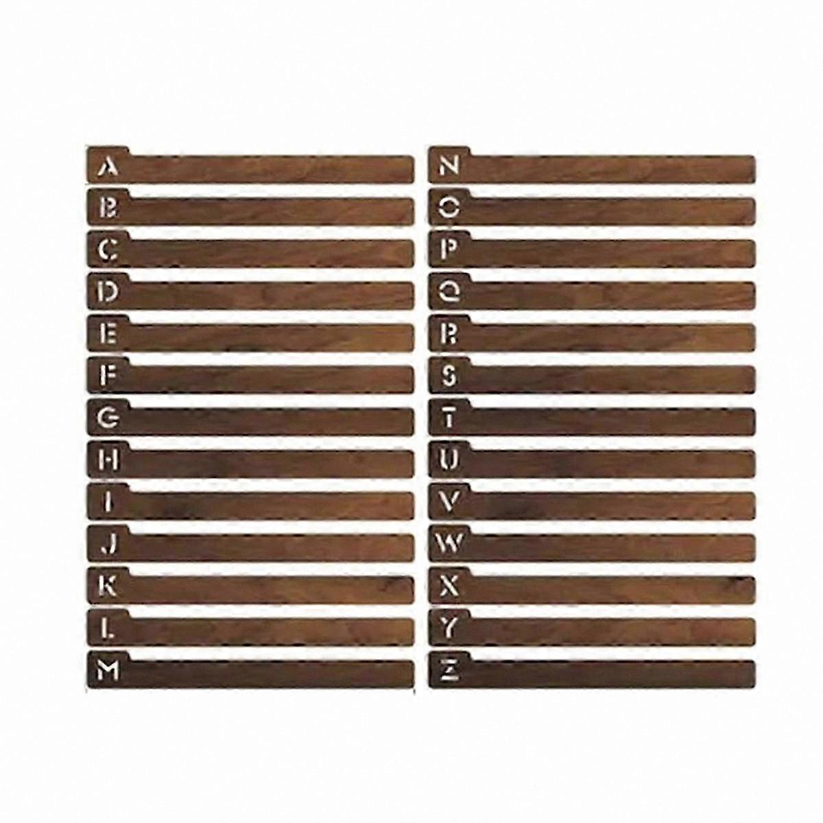 26-Pack Alphabetical Dividers for Vinyl Records, A-Z Storage Solution