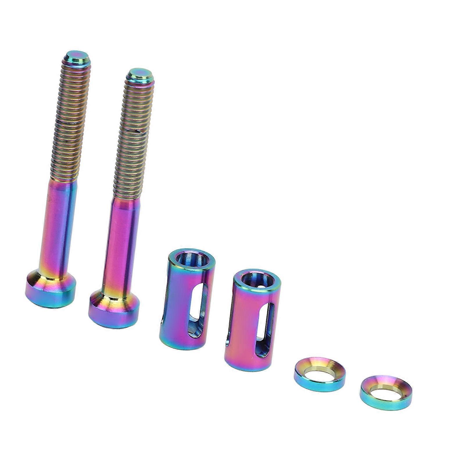 Bike Computer Mount Extension Screw Secure Connection Ti Alloy Colorful Lightweight Universal Fit for Various Models 
