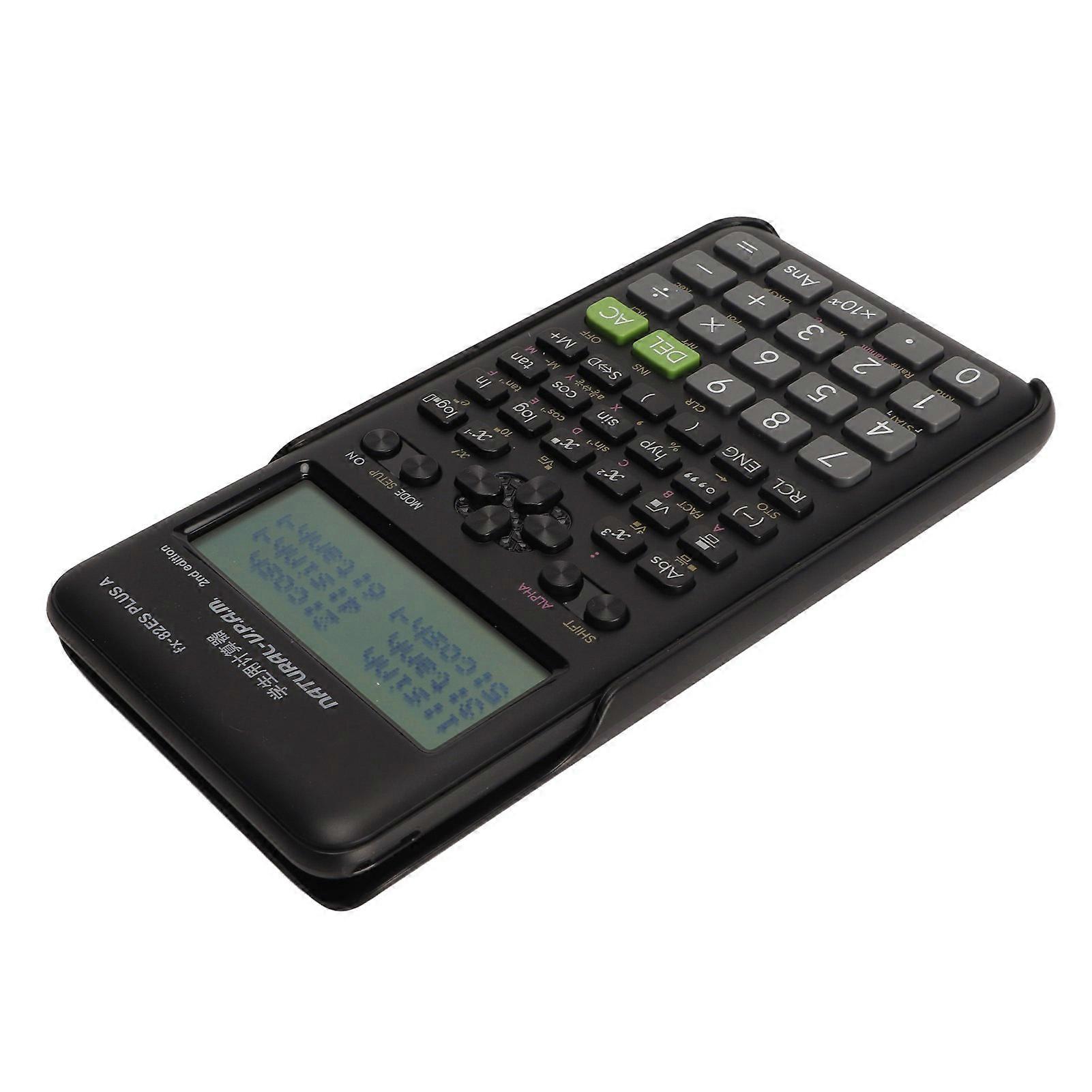 Scientific Calculator for Students with Lid Palm Rejection Clear Numbers Battery Powered Function Calculator for High School 