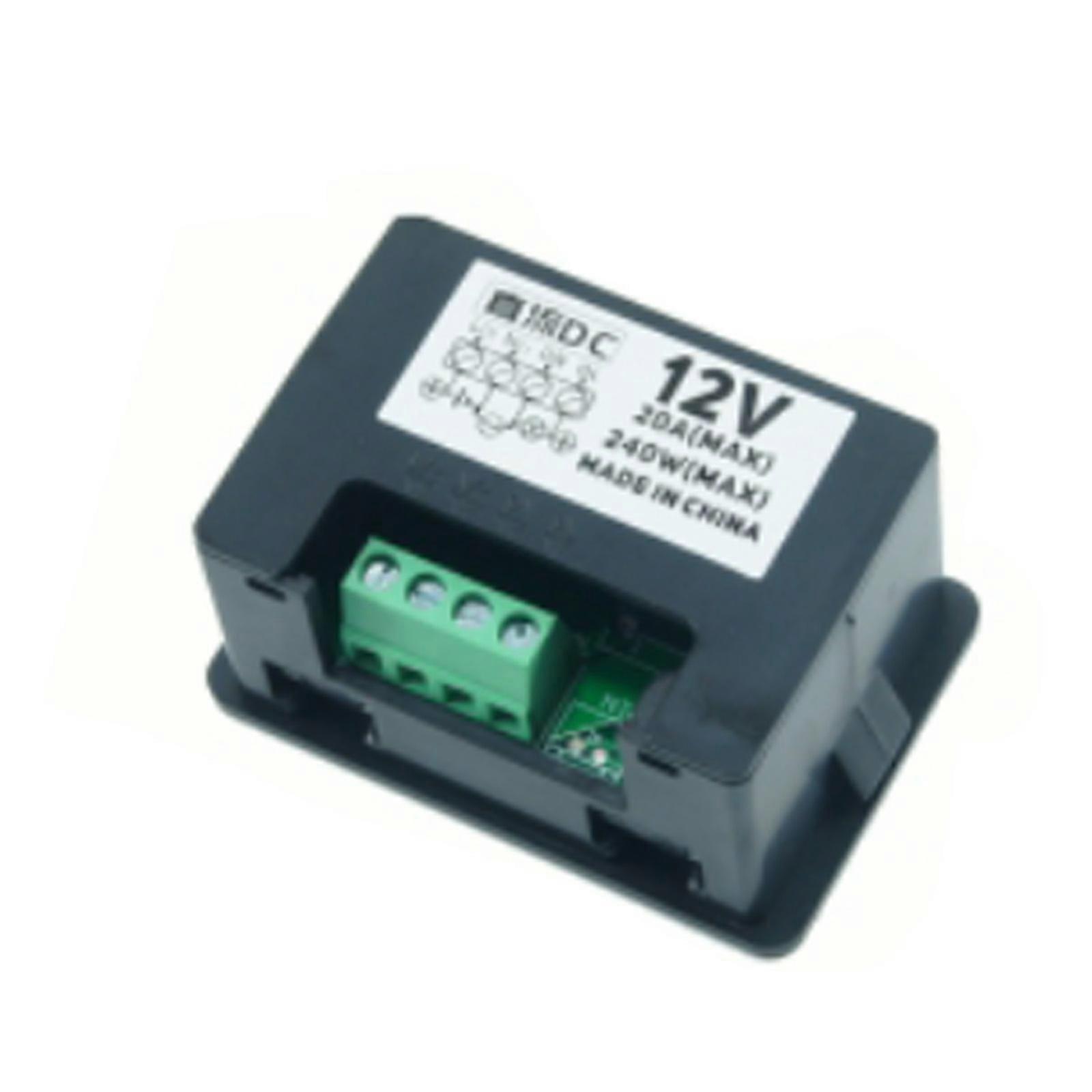 LED Digital Time Delay Module 0-999s/min/hour Open Timer Control Module 1 Channel Countdown Timer On Off Switches Relays Multicolor