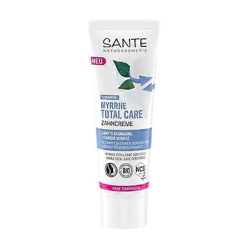 Organic myrrh and green tea toothpaste without fluoride 75 ml