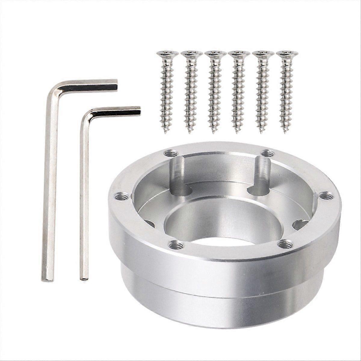 70mm Steering Wheel Adapter Plate for G29 Metal Modification Replacement Part Silver