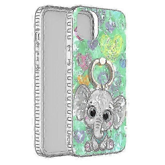 Phone Case For Apple Back Cover iPhone 14 iPhone 13 Pro Max 12 Mini 11 X XR XS Max 8 7 Bumper Frame Ring Holder Soft Edges Cartoon Scenery M