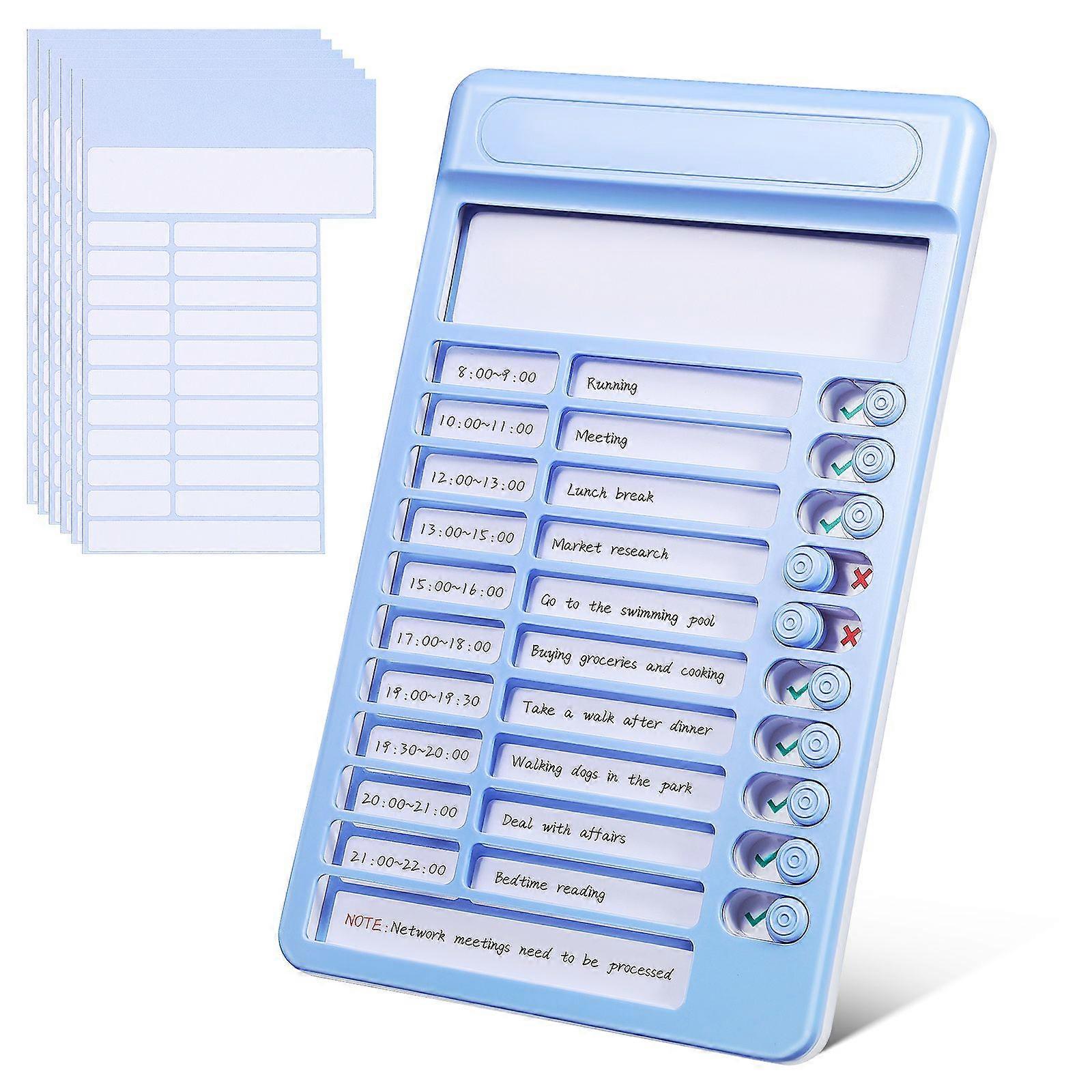 Chore Chart To Do List Planner Planning Board Sliding Routine Board Hanging Desktop Schedule Chart