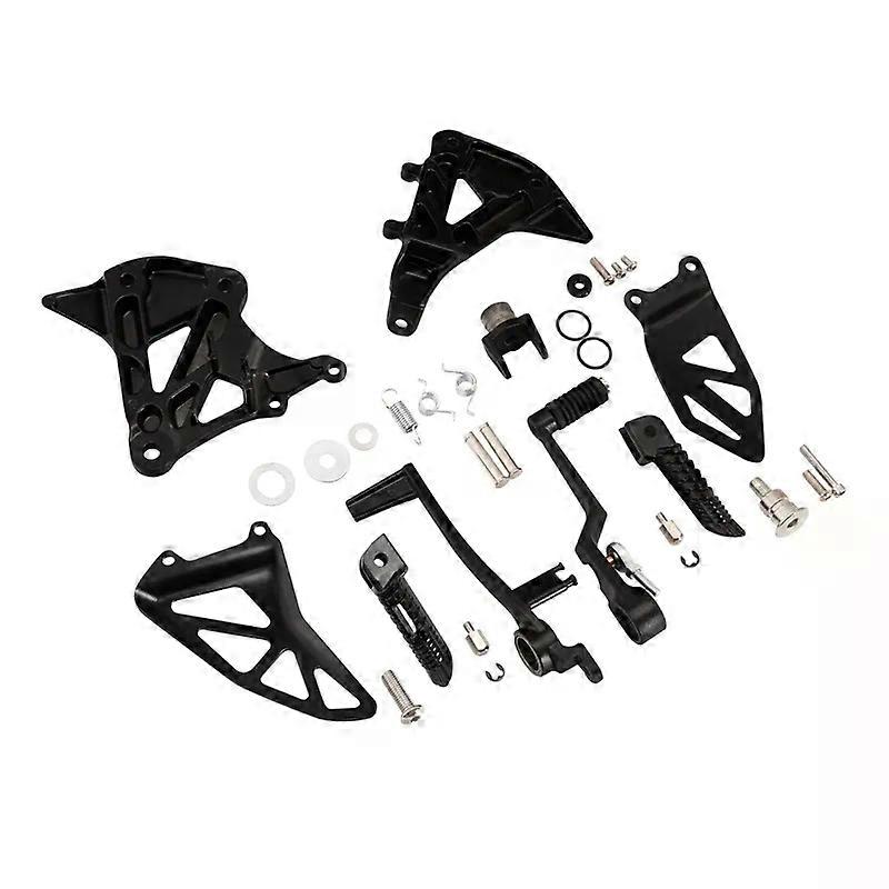 Motorcycle Front Driver Foot Pegs Rest Bracket Mounts Set For Suzuki GSXR1000 2017-2022 2022 2020 2019 2018