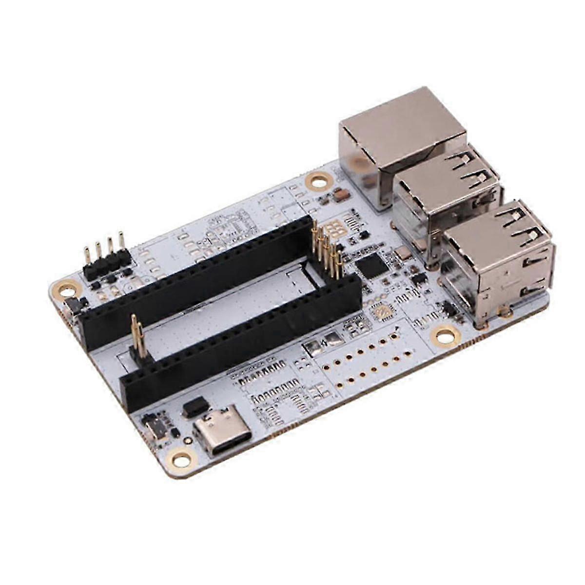 For Milk-V Duo Expansion Board USB HUB Base with RJ45 Network Port for Milk V Duo Linux DevelopmentWhite SZRH