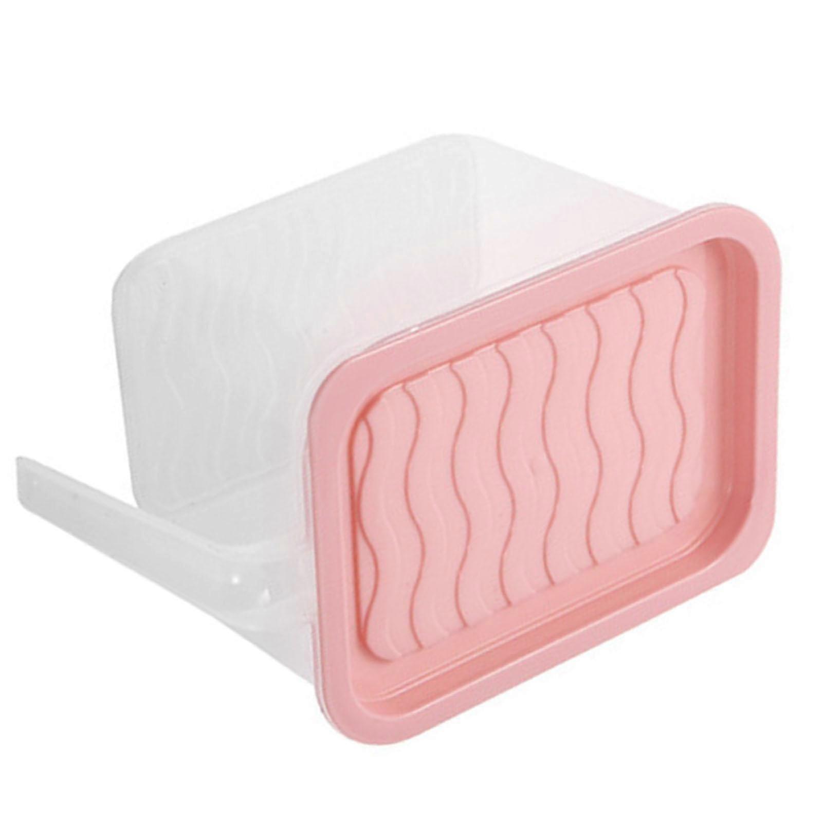 Refrigerator Storage Box with Handle Food Preservation Drawer Type Multi Functional Space Saving Rectangular Fridge